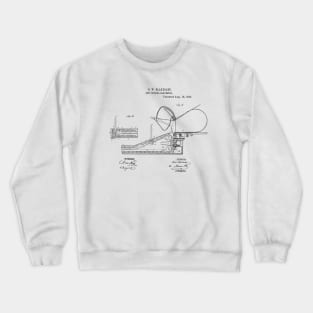 Self Binding Harvester Vintage Patent Hand Drawing Crewneck Sweatshirt